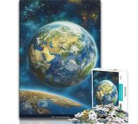 Puzzles 1000 Pieces for Adults Magical Earth,Help The Brain Exercise Addictive Toys to Cultivate Patience Artists Collection,Fine Art (38x26cm)