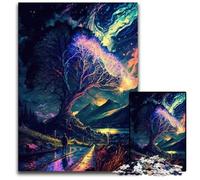 Puzzles 1000 Pieces for Adults Magical Landscape cardboard Jigsaw Puzzles Family Interactive Game, Craft Gift with Colorful Artwork 26X38CM/10.23x14.96inch