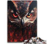 Puzzles 1000 Pieces for Adults Magical Owl Stress Reliever Difficult Challenge Unique Home Decor And Gifts 26x38cm
