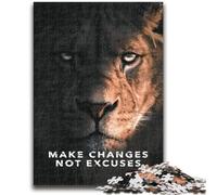 Puzzles 1000 Pieces for Adults Make Changes Motivation Help The Brain Exercise Addictive Toys to Cultivate Patience Artists Collection, Fine Art 26x38cm