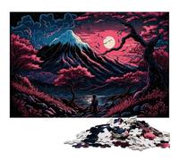 Puzzles 1000 Pieces for Adults Mount Fuji Impossible Jigsaw Puzzles for Adults DIY Home Decor Gift, Brain Teaser Game 50x75CM/19.68x29.52inch