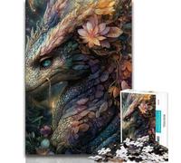 Puzzles 1000 Pieces for Adults Mysterious Flying Dragon 1000 Pieces for Teenagers,Quiz Game Wall Decoration Unique Birthday And Xmas Gifts 38x26cm