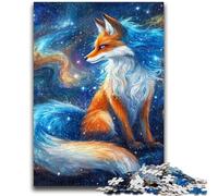 Puzzles 1000 Pieces for Adults Mysterious Fox Help The Brain Exercise Addictive Toys to Cultivate Patience Artists Collection, Fine Art 26x38cm