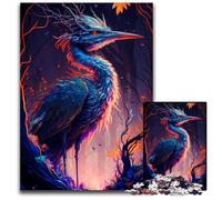 Puzzles 1000 Pieces for Adults Mysticism Ostrich cardboard Jigsaw Brain Teaser Game, Interactive Family Game, Suitable for Ages 14+ 26X38CM/10.23x14.96inch