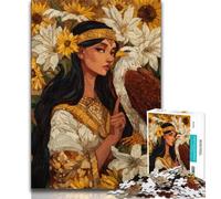 Puzzles 1000 Pieces for Adults Portrait of Mary The Mother Teenager Puzzles,Game Toys Every Piece Is Unique - Challenging Family Fun Game (size 38x26cm)