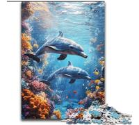 Puzzles 1000 Pieces for Adults Purple Magic Butterfly Made of cardboard, Making It A Great Gift for Family Fun size 38x26CM for Home Decor, Brain Training
