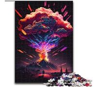 Puzzles 1000 Pieces for Adults Rainbow Explosion Made of Wood, Interactive Family Game, Suitable for Ages 14+ 50x75cm An for Christmas Or Birthdays