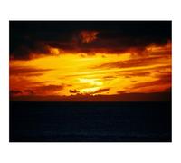 Puzzles 1000 Pieces for Adults -Sea,Horizon,Sunset,Clouds,Fiery,Sky 70x50cm