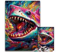 Puzzles 1000 Pieces for Adults Shark Impossible Jigsaw Puzzles for Adults DIY Home Decor Gift, Brain Teaser Game 50x75CM/19.68x29.52inch