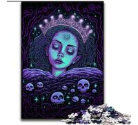 Puzzles 1000 Pieces for Adults Sleeping Princess Made of Wood, Making It A Great Gift for Family Fun 50x75cm for Home Decor, Brain Training