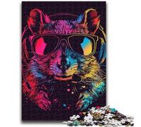 Puzzles 1000 Pieces for Adults Space Astronaut Squirrel Teenager Jigsaw,Brain Intelligence Challenge Addictive Toys for Home Decoration (75x50cm)