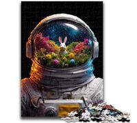 Puzzles 1000 Pieces for Adults Space Astronaut Teenager Jigsaw,Brain Intelligence Challenge Addictive Toys for Home Decoration (26x38cm)