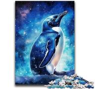 Puzzles 1000 Pieces for Adults Starry Sky Penguin Teenager Jigsaw,Brain Intelligence Challenge Addictive Toys for Home Decoration (75x50cm)