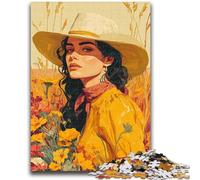 Puzzles 1000 Pieces for Adults Summer Girl Brain Teaser Game Educational Game for Birthday, Chrismas for for Age 14 26x38cm