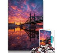 Puzzles 1000 Pieces for Adults Sunset Landscape Teenager Jigsaw,Educational Games Home Decoration Birthday Present, Gifts, Wall Art (size 75x50cm)