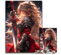 Puzzles 1000 Pieces for Adults Swordsman Angel Jigsaw Puzzles for Adults Perfect for Family Fun Party Games Birthday Party Favors 1000 PCS(75x50cm)
