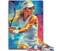 Puzzles 1000 Pieces for Adults Tennis Player Puzzles for Teenagers,Relax Games Is Ideal As A Gift for The Whole Family (26x38cm)