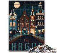 Puzzles 1000 Pieces for Adults The Hague The Netherlands Brain Intelligence Challenge Addictive Toys Birthday Present, Gifts, Wall Art (size 50x75cm)