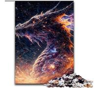 Puzzles 1000 Pieces for Adults The Rainbow Dragon Made of Wood, Perfect DIY Art Decor Or Birthday Gift 50x75cm Engaging Family Game Night Activity