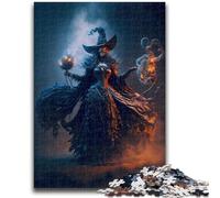 Puzzles 1000 Pieces for Adults The Witch Brain Teaser Game Educational Game for Birthday, Chrismas for for Age 14 26x38cm