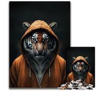 Puzzles 1000 Pieces for Adults Tiger StyleWooden Puzzles for Teenagers Family Fun DIY Brain Teaser Game Gift 1000 PCS(75x50cm)