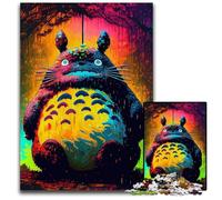 Puzzles 1000 Pieces for Adults Totoro Puzzles for Adults Colorful Home Decor & Interactive Family Game, 26X38CM/10.23x14.96inch