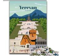 Puzzles 1000 Pieces for Adults Travel to Yerevan Family Game Stress Reliever Difficult Challenge Secret Santa Gifts (50x75cm) 1000pcs