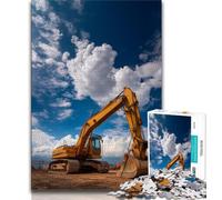Puzzles 1000 Pieces for Adults Truck Excavator Adult Puzzles,Staycation Kill Time with Fully Interlocking Randomly Shaped Pieces (size 75x50cm)