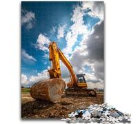 Puzzles 1000 Pieces for Adults Truck Excavator Puzzles for Teenagers,Relax Games Is Ideal As A Gift for The Whole Family (75x50cm)
