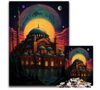 Puzzles 1000 Pieces for Adults Türkiye Hagia Sophia Jigsaw Puzzles for Adults Ideal for Teenagers & Collectors Travel Gift Family Activity 1000 PCS(75x50cm)