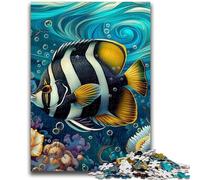 Puzzles 1000 Pieces for Adults Undersea Fish Puzzles for Teenagers,Relax Games Is Ideal As A Gift for The Whole Family (26x38cm)