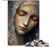 Puzzles 1000 Pieces for Adults Virgin Mary Art, Educational Toys for Is Ideal As A Gift for The Whole Family for And 14 Years Old (Size 26x38cm)