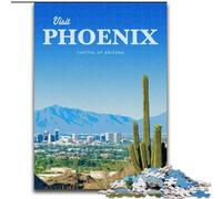 Puzzles 1000 Pieces for Adults Visit Phoenix, Challenging Game Toys Wall Decoration Unique Birthday And Xmas Gifts 50x75cm