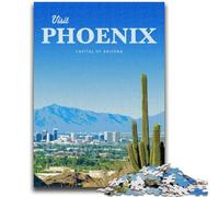 Puzzles 1000 Pieces for Adults Visit Phoenix Help The Brain Exercise Addictive Toys to Cultivate Patience Artists Collection, Fine Art (size 38x26cm)