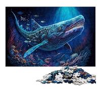 Puzzles 1000 Pieces for Adults Whale Shark Impossible Jigsaw Puzzles for Adults DIY Home Decor Gift, Brain Teaser Game 50x75CM/19.68x29.52inch
