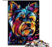 Puzzles 1000 Pieces for Adults Yorkshire Terrier Puzzles for Adults size 26x38cm Perfect for Family Fun on Christmas, Thanksgiving, Birthdays & Easter