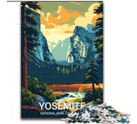Puzzles 1000 Pieces for Adults Yosemite National Park, Challenging Game Toys Wall Decoration Unique Birthday And Xmas Gifts 50x75cm