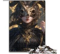 Puzzles 1000 Pieces for Teenagers Anime Demon Girl, Analysis And Logic with Fully Interlocking Randomly Shaped Pieces for And Age 14 Years Up (Size 26x38cm)