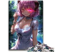 Puzzles 1000 Pieces for Teenagers Anime Demon Girl, Family Game Stress Reliever Difficult Challenge A Work of Art for Ages 14+ 26X38CM