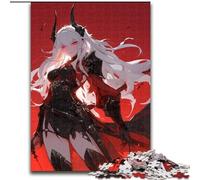 Puzzles 1000 Pieces for Teenagers Anime Demon Girl, Toys Educational Games Stress Relieving Parent-child Interaction (Size 26x38cm)