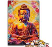 Puzzles 1000 Pieces for Teenagers Art Buddha 1000 Piece Jigsaw,Educational Stress Relief Toy Gifts for Friends And Family (26x38cm)