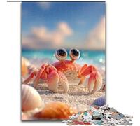 Puzzles 1000 Pieces for Teenagers Baby Crab, for Ages 14 And over Each Piece Is Unique - Fun And Challenging Game for The Whole Family Good Gift (Size 50x75cm)