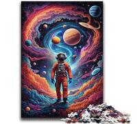 Puzzles 1000 Pieces for Teenagers Beautiful Astronaut 1000 Piece Jigsaw,Educational Games Home Decoration Birthday Present, Gifts, Wall Art (75x50cm)