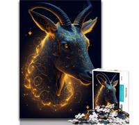 Puzzles 1000 Pieces for Teenagers Beautiful Goat Teenager Jigsaw,learning Educational for Is Ideal As A Gift for The Whole Family 38x26cm
