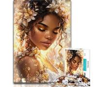 Puzzles 1000 Pieces for Teenagers Beautiful Woman Adult Jigsaw,Brain Intelligence Challenge Addictive Toys for Home Decoration (size 38x26cm)
