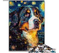 Puzzles 1000 Pieces for Teenagers Bernese Mountain Dog, for 14+ Challenging Game As A Gift for The Whole Family And Friends (Size 26x38cm)