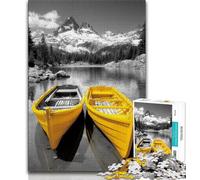 Puzzles 1000 Pieces for Teenagers Boat by The Lake Teenager Jigsaw,learning Educational for Is Ideal As A Gift for The Whole Family 38x26cm