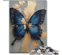 Puzzles 1000 Pieces for Teenagers Butterfly Oil Painting, for 14+ Challenging Game As A Gift for The Whole Family And Friends (Size 26x38cm)