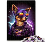 Puzzles 1000 Pieces for Teenagers Chihuahua Boxer Family Fun Fun at Home Activities, Birthday Present,Travel Gifts, for And 14 Years Old 50x75cm