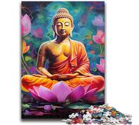 Puzzles 1000 Pieces for Teenagers Colorful Buddha 1000 Piece Jigsaw,Educational Stress Relief Toy Gifts for Friends And Family (50x75cm)